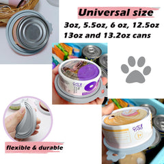 DORUI Universal Silicone Lids Gray provide versatile fit for standard cans
