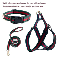 Doryojoy noble luxury dog collar harness set elevates style without compromising safety on walks.