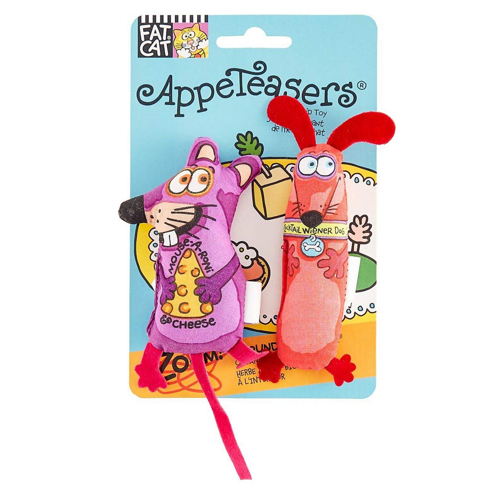 Doskocil Bamboo Pet Fat Cat Appeteasers catnip toy for airborne play and enrichment.