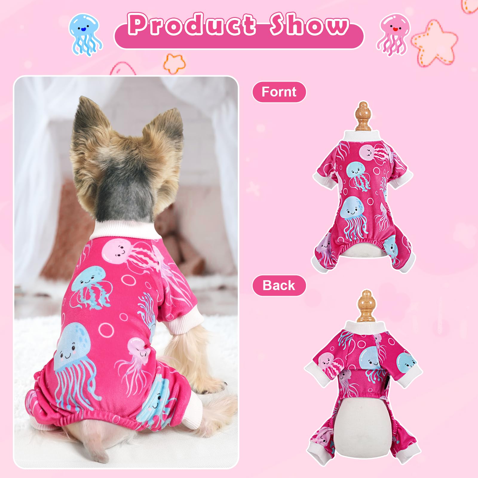 Dosuyi dog pajamas duck pattern warm, charming everyday wear.