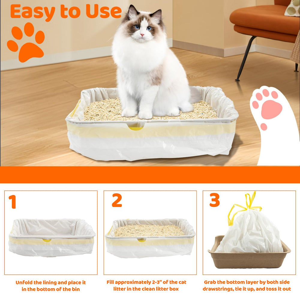 Dote on pet extra-large liners fit standard boxes for spacious littering