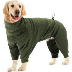 Dotoner pullover dog sweater leash-hole enables convenient leash access during walks.