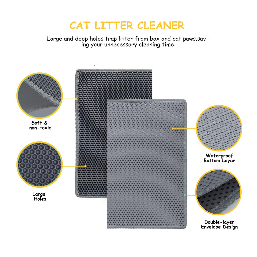 DOTPURFECT mat features a convenient one-side opening for cleaning