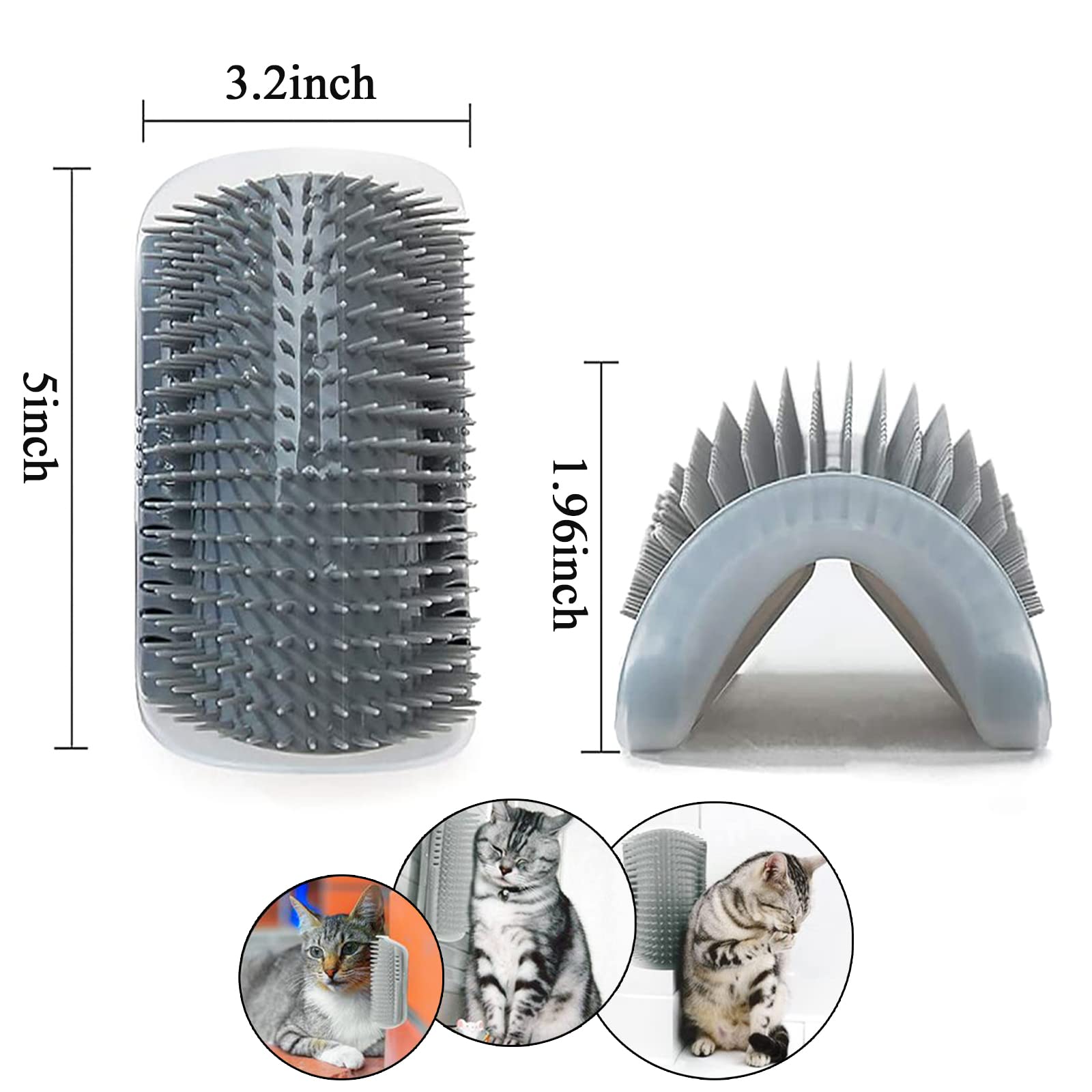 DOUBLE 2 C cat gift toy for a soft, enjoyable grooming experience