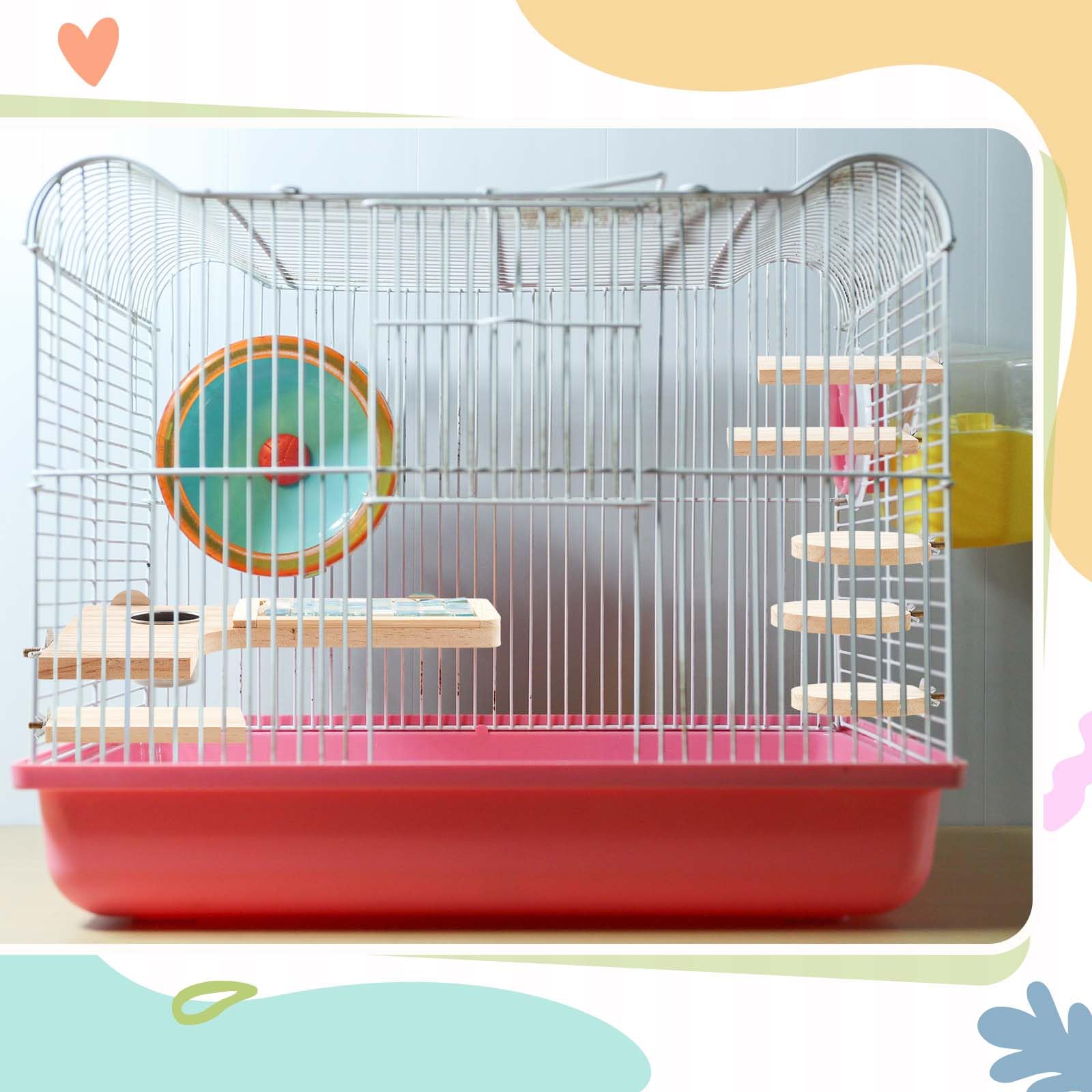 DoubleFill accessory pack demonstrates a complete enrichment set for cages