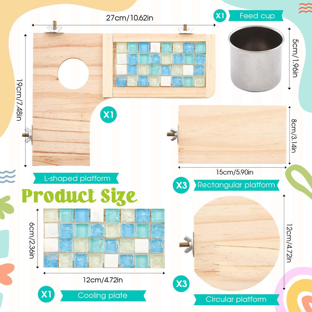 DoubleFill cooling board provides cooling rest on natural wood