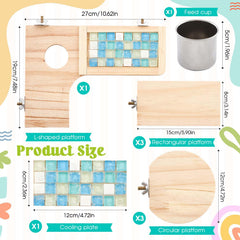 DoubleFill cooling board provides cooling rest on natural wood