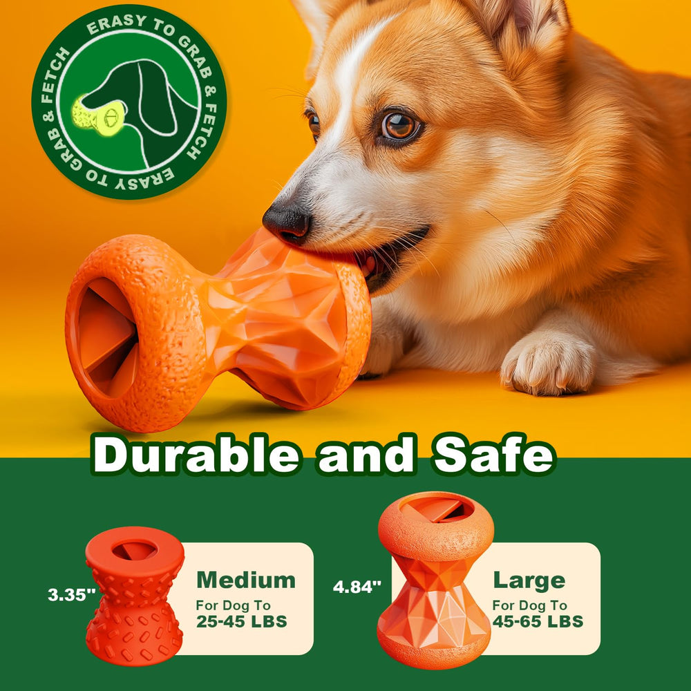 Doudele easy-clean dog toy simplifies after-play cleanup with quick rinse.
