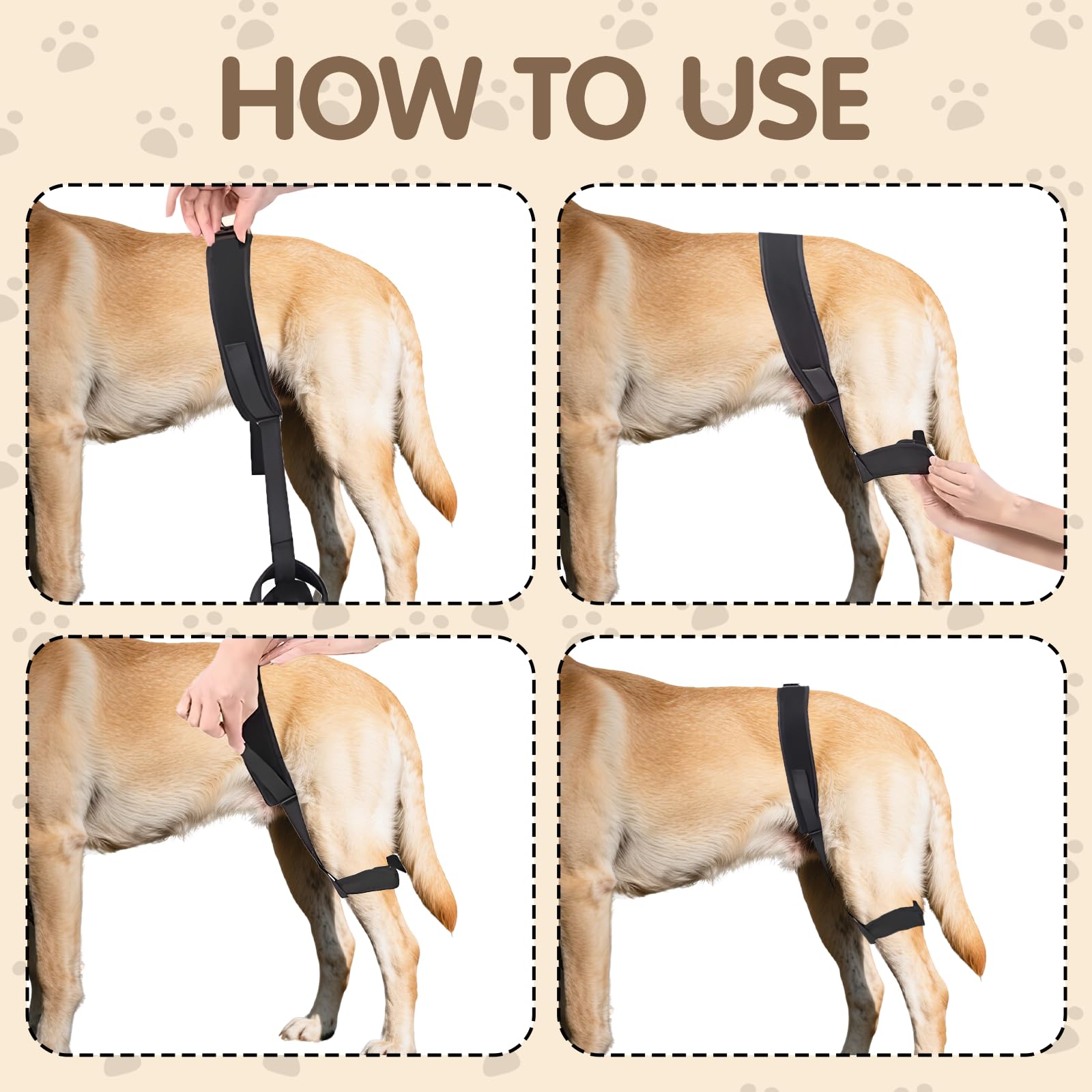 Dovanor Hip Brace measurement guide ensures proper fit.