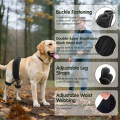 Dovanor hip brace neoprene soft-texture for breathable, comfortable daily wear