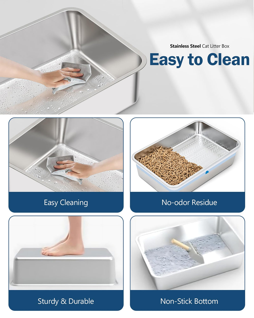 DOWANQO enclosure and transfer bag help contain mess and disposal.