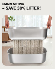 DOWANQO extra-large enclosure enables comfortable space for big cats.