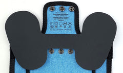 Down Under Outdoors saddle shoulder cover protects feathers during handling