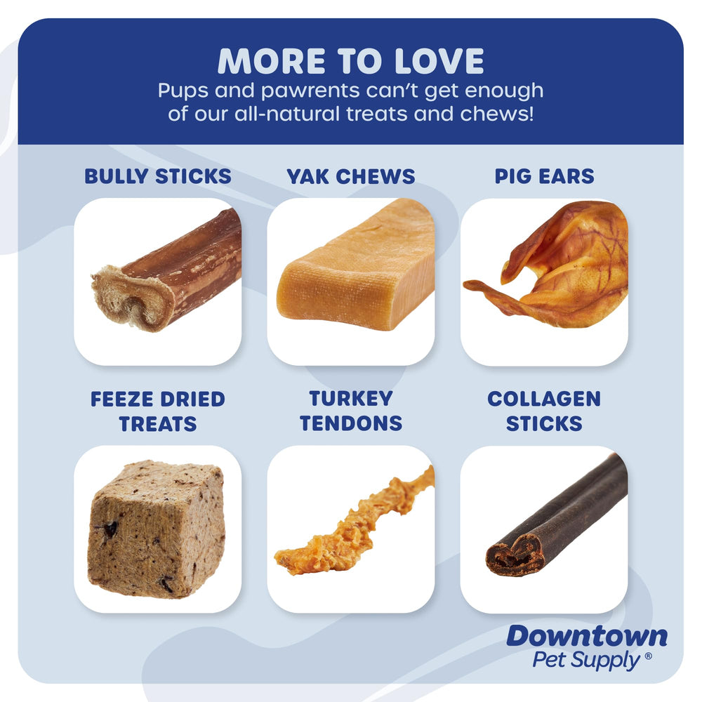 Downtown Pet Supply 12-inch chew designed for large dogs and prolonged activity.