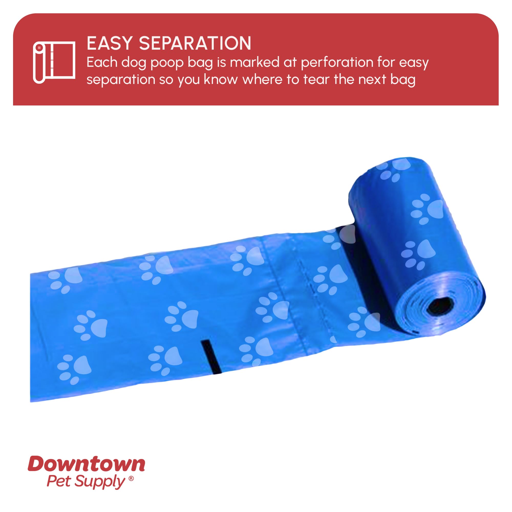Downtown Pet Supply bone-shaped dispenser clips to leash for easy access.