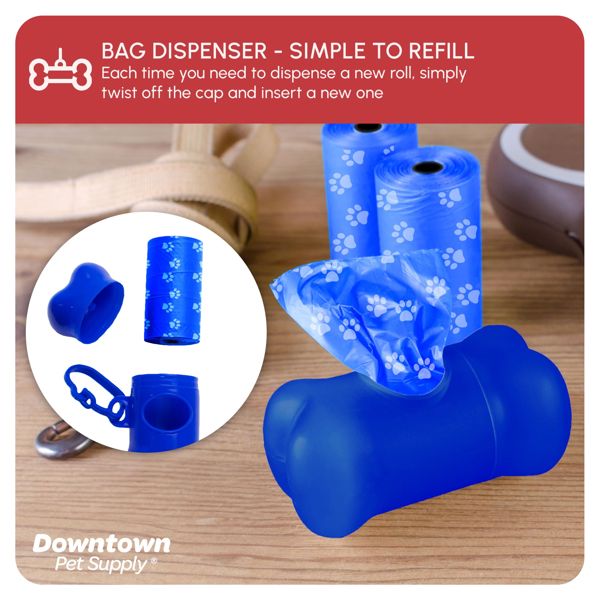 Downtown Pet Supply rainbow color options help coordinate with gear.