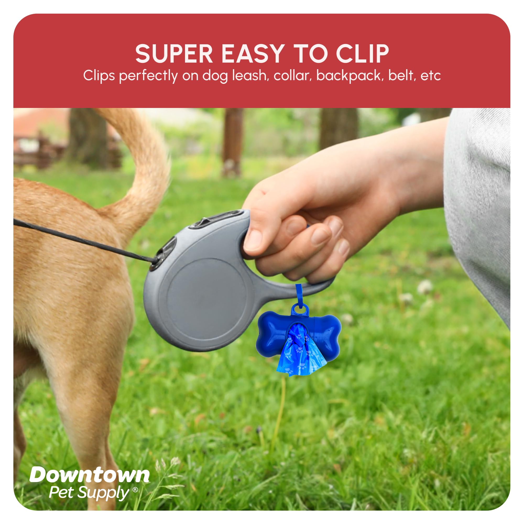Downtown Pet Supply 12.5x8.5 inch bags provide generous mess containment.