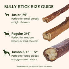 Downtown Pet Supply low-odor bully sticks reduce indoor chew odors during use.