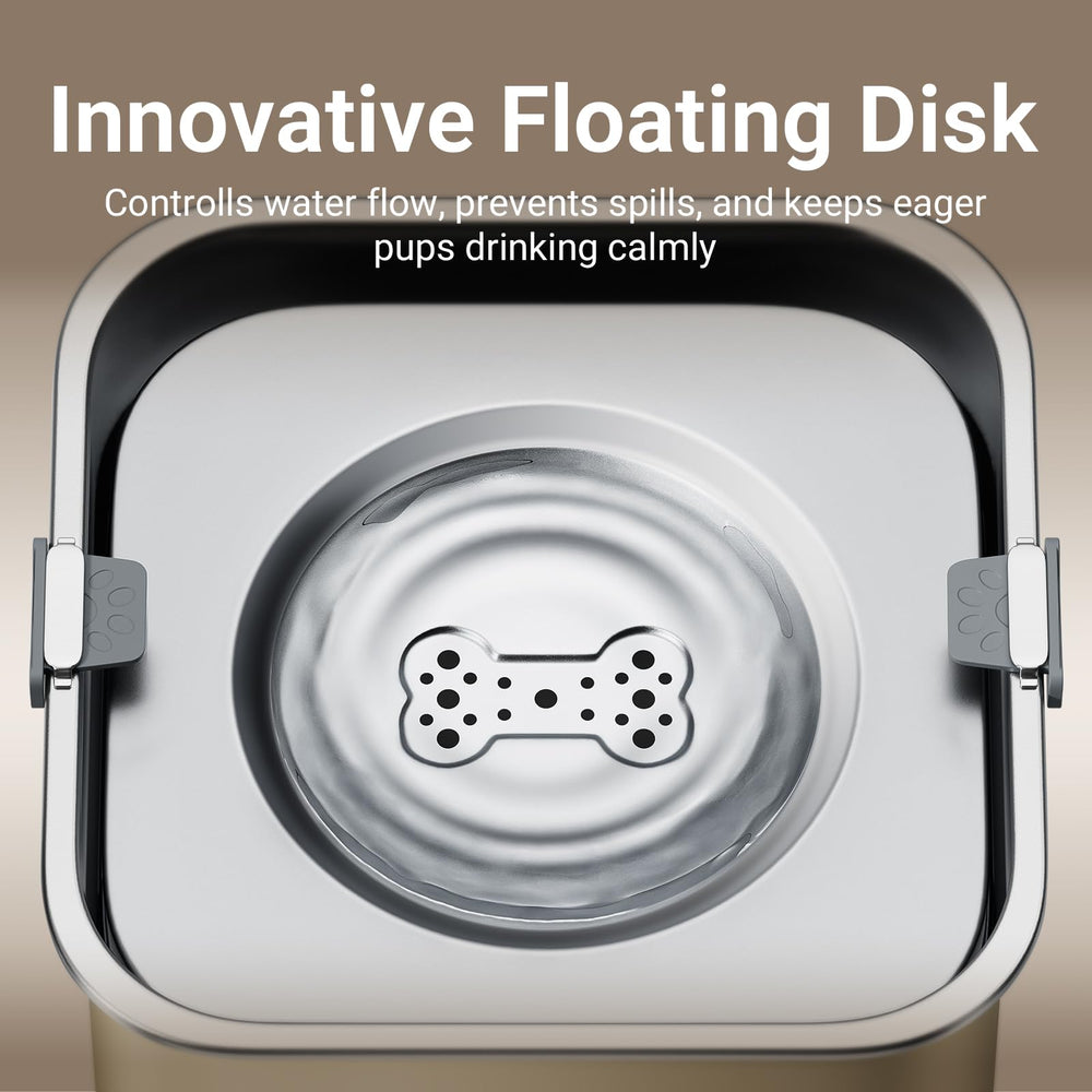 DownyPaws non-slip pads keep the bowl steady during play