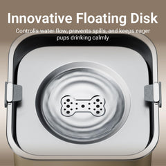 DownyPaws non-slip pads keep the bowl steady during play