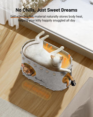 DownyPaws PeekaPurr encased openings promote secure retreat and peekaboo exploration.