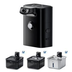 DownyPaws replacement battery compartment front view with easy-fit design