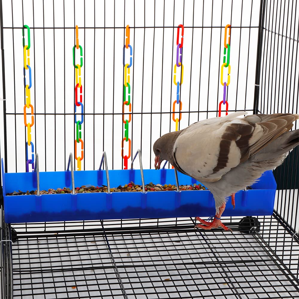 DQITJ 2-pack pigeon feeder packaging ready to use and store