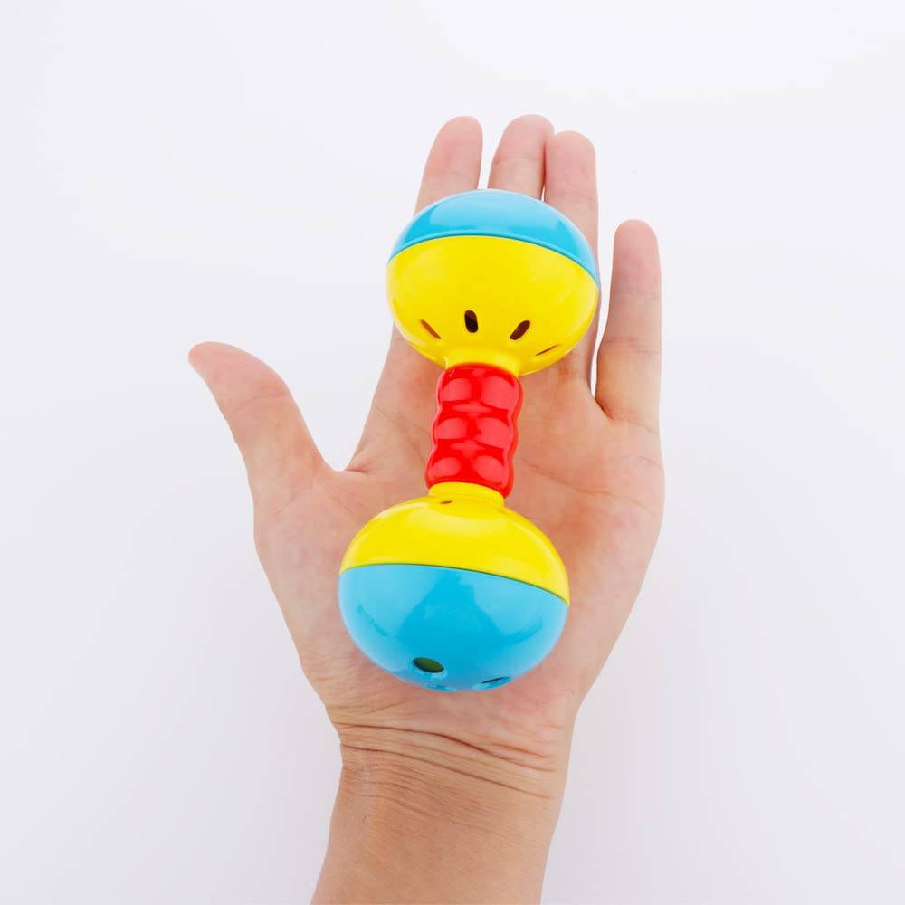 DQITJ bird barbell dumbell toy dimension view highlights 3.9 inch length