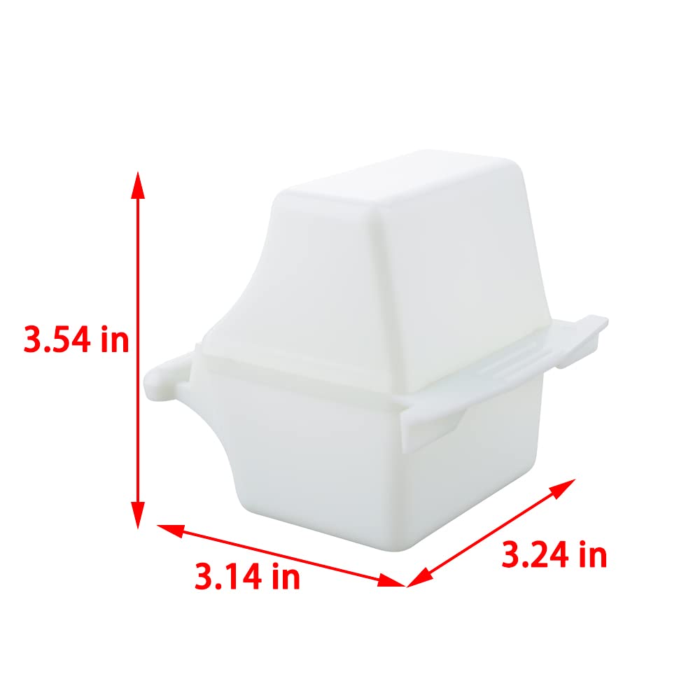 DQITJ bird slot feeder detachable cover reduces pecking waste