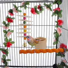 DQITJ Chew Toy with Cage Hanging Design—keeps birds entertained and active.