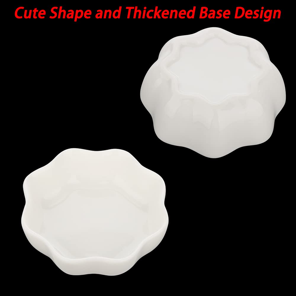 DQITJ white bowl detail emphasizing cute shape and thick base for stability.