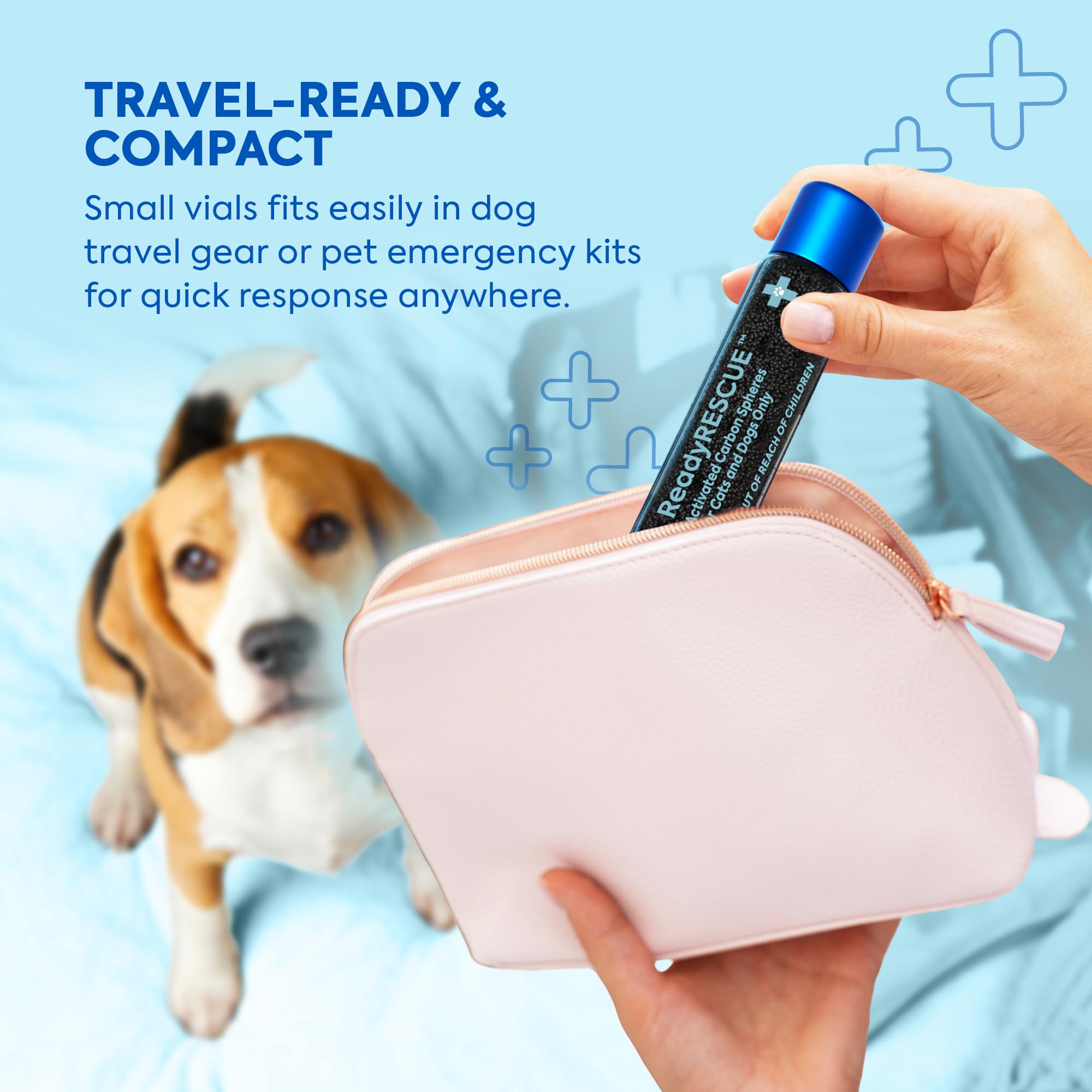 Dr. Cuddles ReadyRESCUE on-the-go protection for curious pets