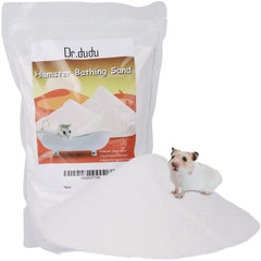 DR.DUDU hamster bath sand 6.6lb bulk bag for dust-free cleansing and moisture absorption