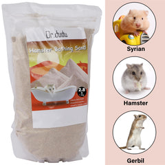 DR.DUDU Hamster Bath Sand closeup shows fine texture for gentle cleansing
