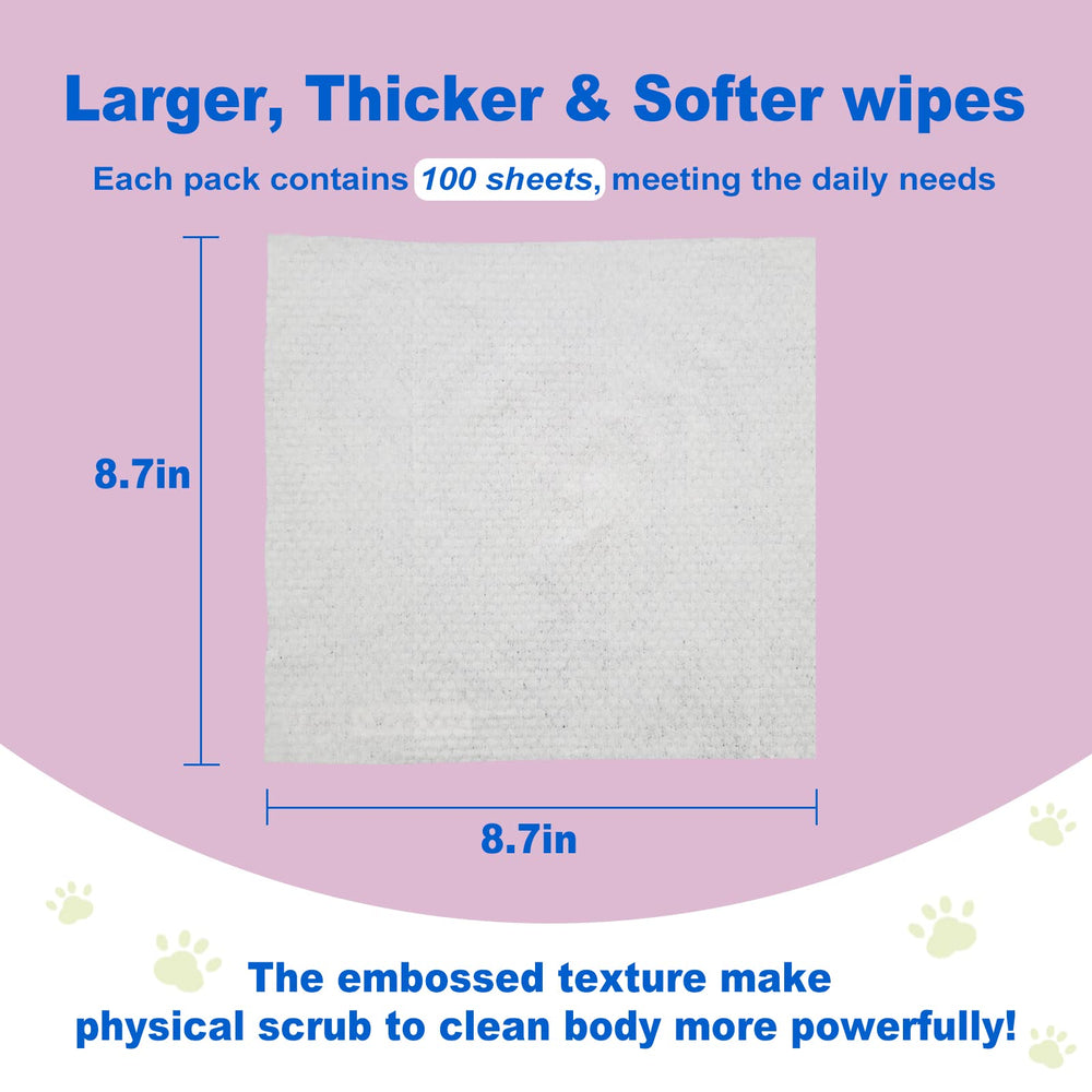 DR.EASY Odor Remover Pet Wipes self-seal open bag demonstrates easy grab-and-go cleaning