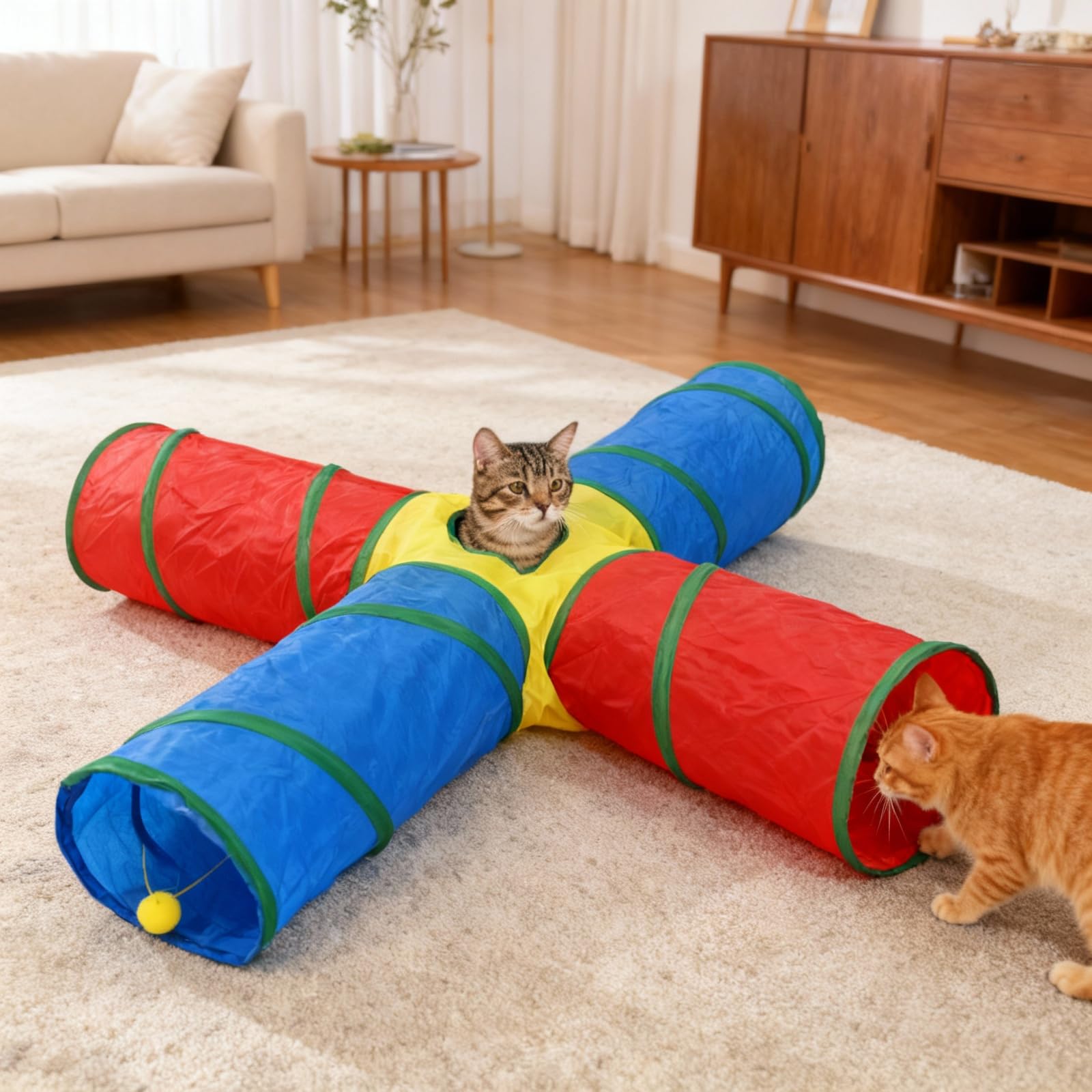 Dr. Fluffyyes Peek Hole reveals curious feline peeks and playful ambush moments.