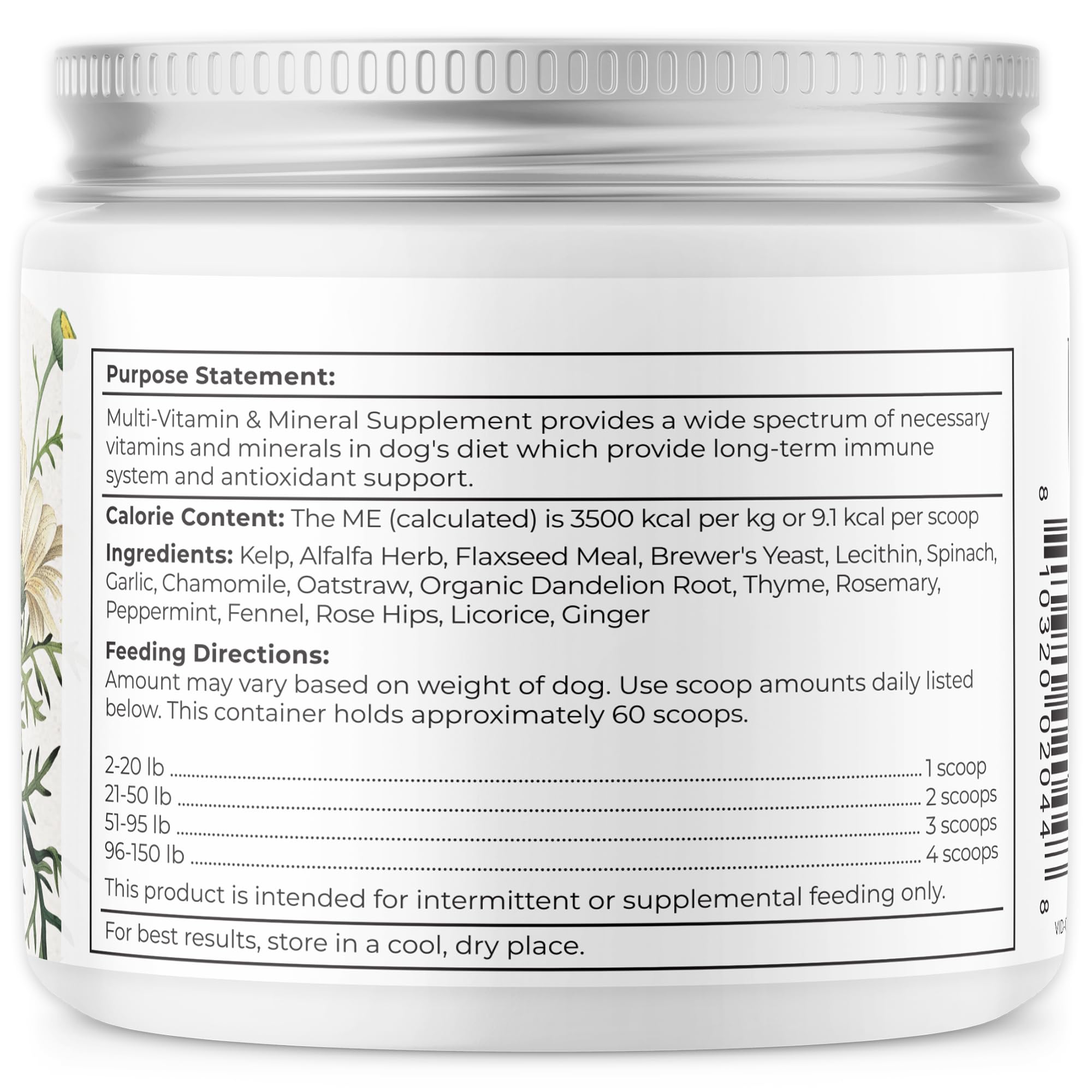 Dr. Harvey's Herbal Multi-Vitamin USA-made badge highlights proudly made in the USA.