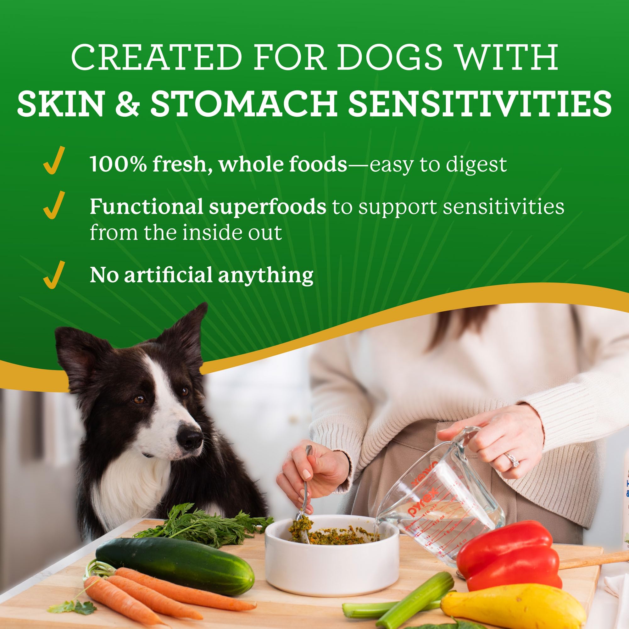 Dr. Harvey's limited-ingredient grain-free label emphasizes no corn, wheat, soy, dairy or eggs.