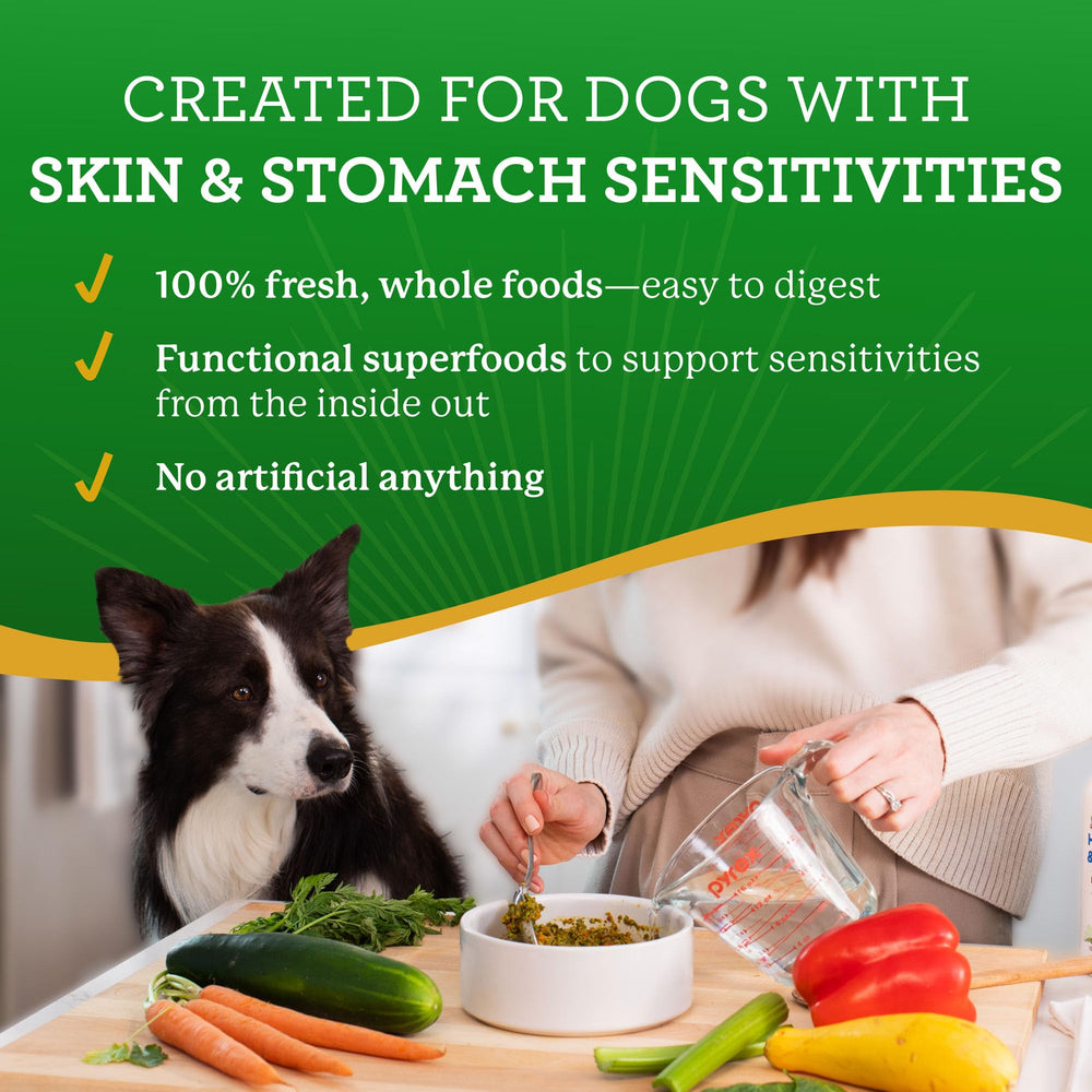 Dr. Harvey's limited-ingredient grain-free label emphasizes no corn, wheat, soy, dairy or eggs.