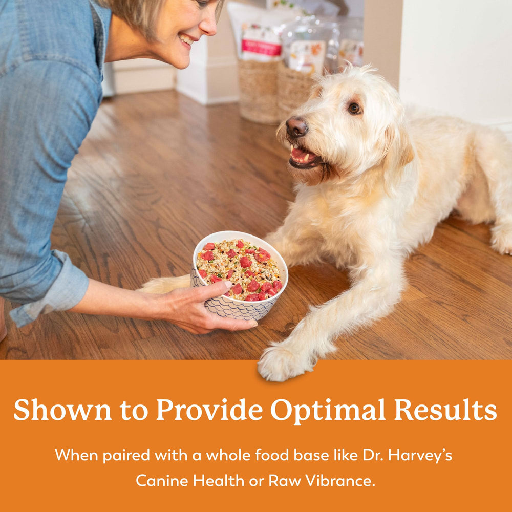 Dr. Harvey's Runs Be Done packaging, USA-made and natural