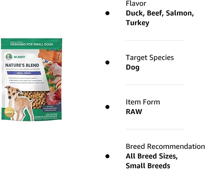 Dr. Marty Nature's Blend real ingredients like meat, veggies, and fruit support balanced energy.