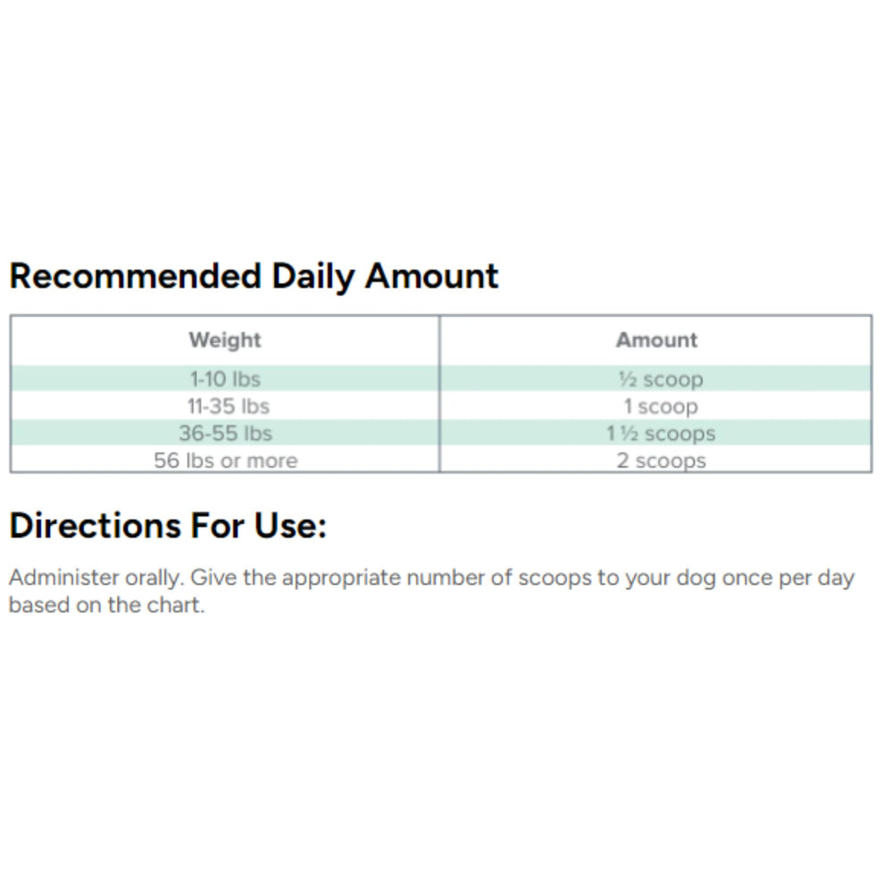 Dr. Marty ProPower Plus dog meal mix promotes oral health and stool quality.