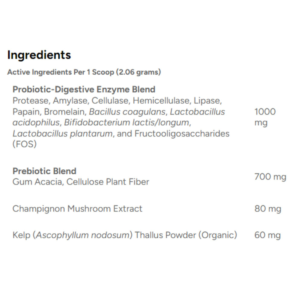 Dr. Marty ProPower Plus jar with scoop supports gentle daily supplement routine.