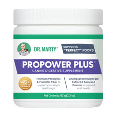 Dr. Marty ProPower Plus powder meal topper for easy gut support during meals.
