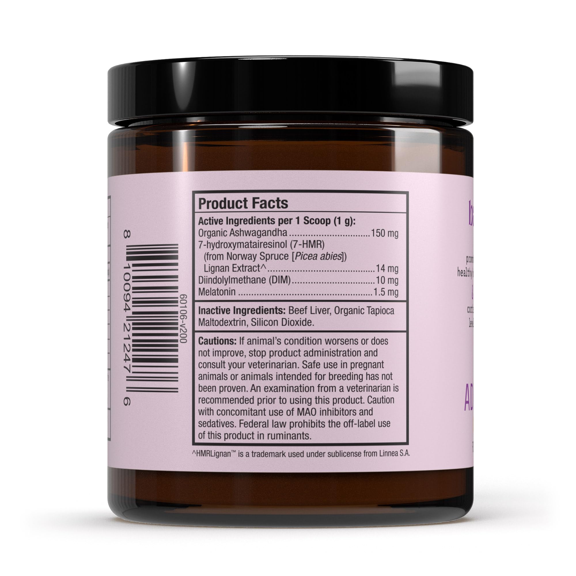 Dr. Mercola Bark & Whiskers Adrenal Support scoop for easy daily dosing