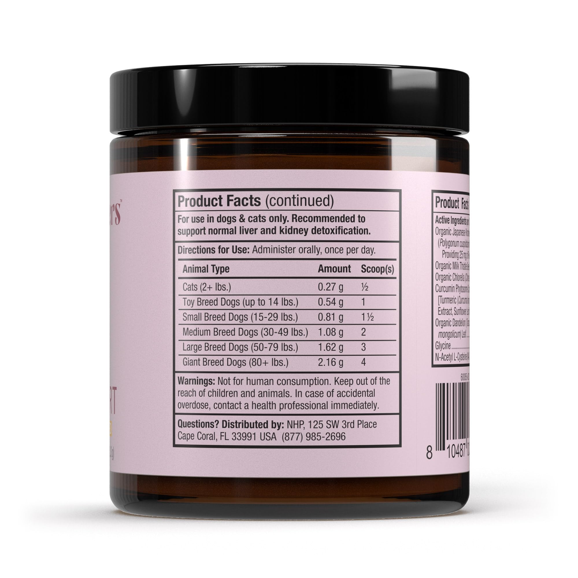 Dr. Mercola Bark & Whiskers detox powder pouring for daily routine