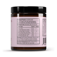 Dr. Mercola Bark & Whiskers detox powder pouring for daily routine