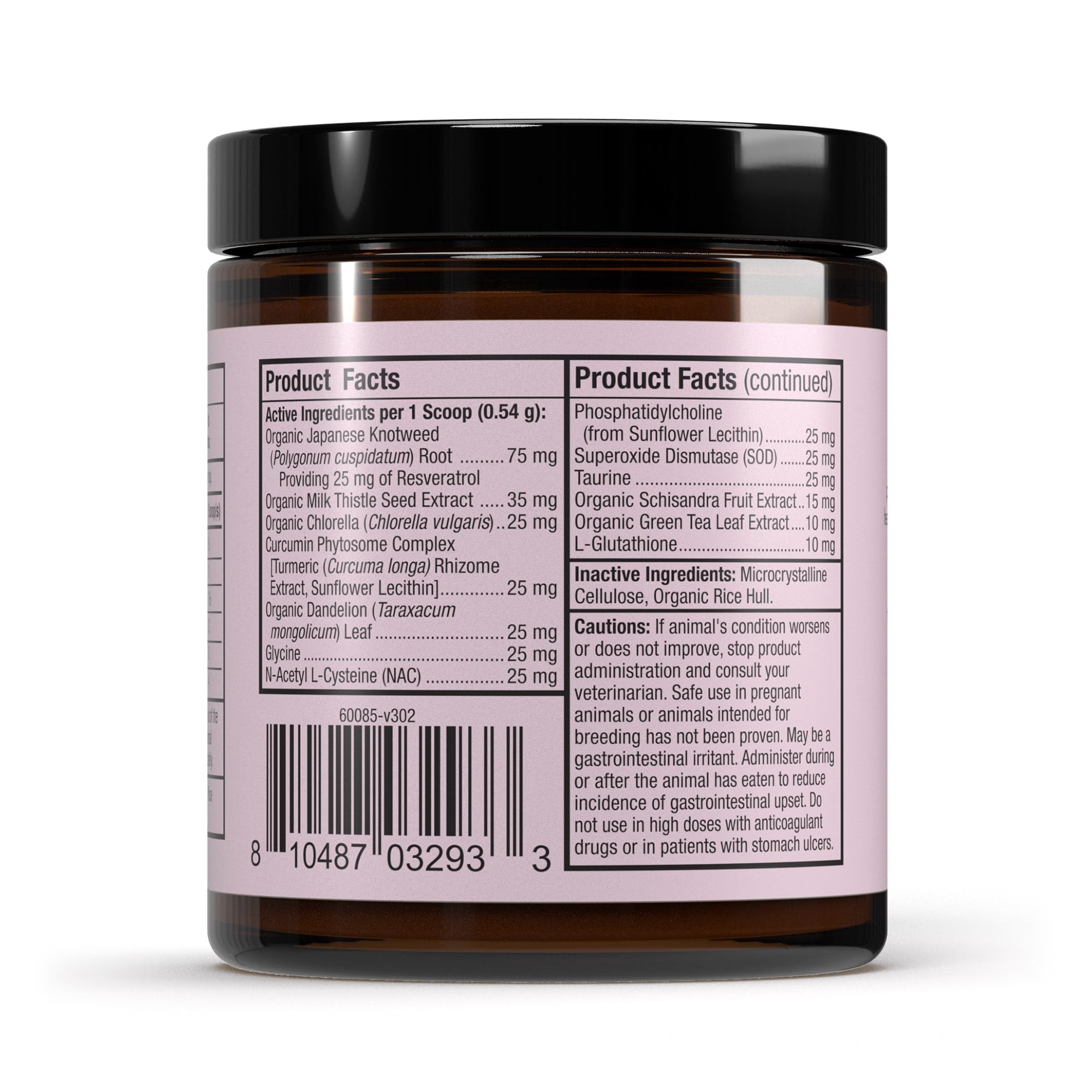 Dr. Mercola Bark & Whiskers detox serving spoon for easy dosing
