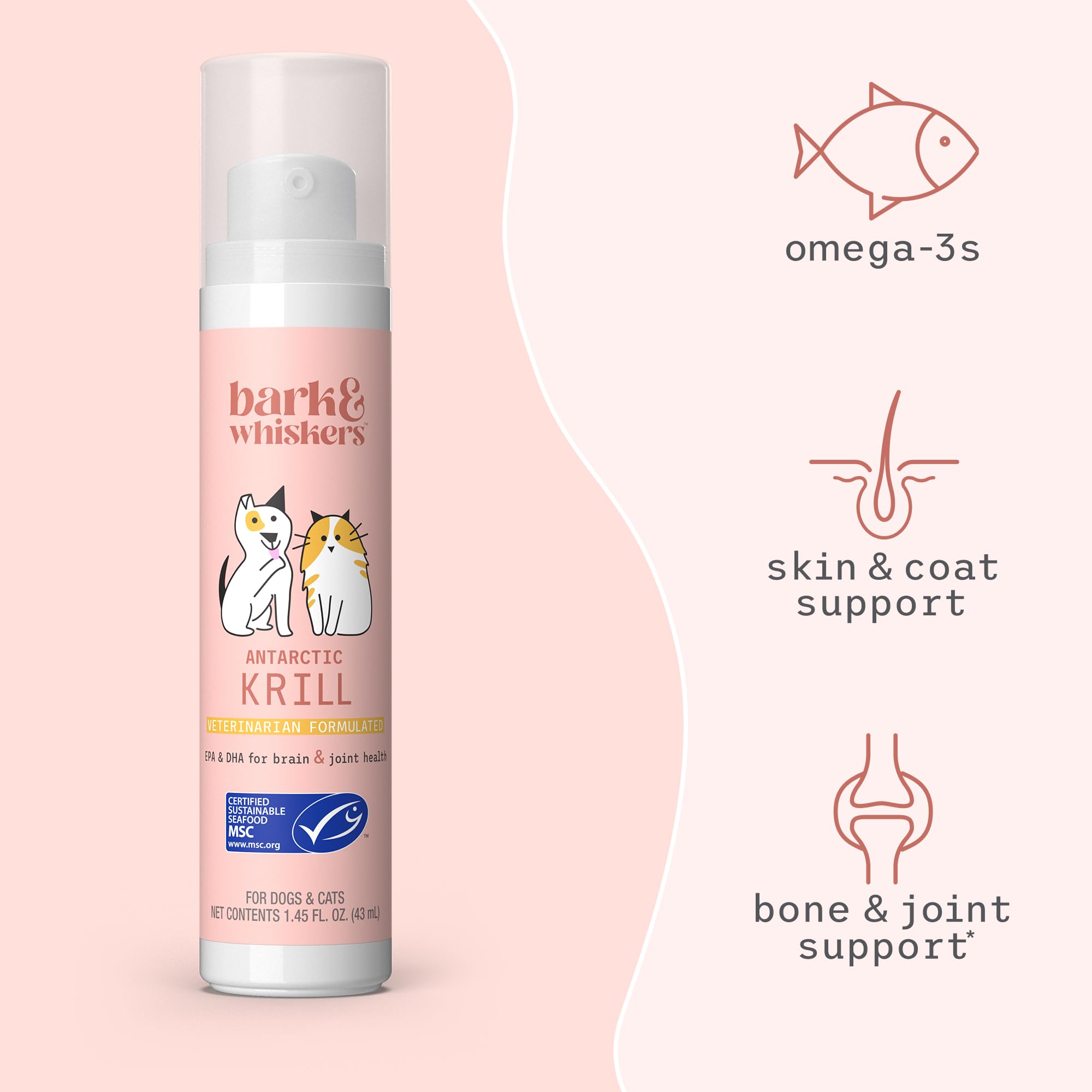 Dr. Mercola Bark & Whiskers krill oil phospholipid delivery graphic highlights absorption benefits.