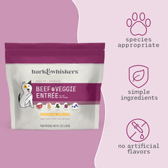 Dr. Mercola Bark & Whiskers vet-formulated shelf-stable 3 lb packaging